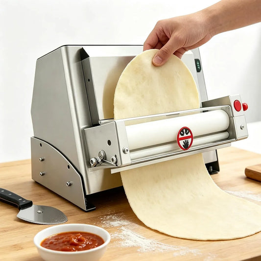 Macchina per pasta, macchina per tagliatelle, Sfogliatrice, pizza, professionale, Pressa Elettrica per Pizza