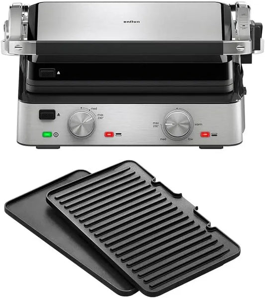 Braun CG7020 36.5x31.5x17.3 MultiGrill, Griglia, 36.5x31.5x17.3 cm, 2000 W