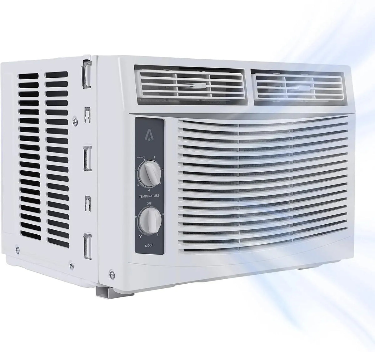 Aria condizionata per finestre dotato di WiFi, Smart 6000 BTU, unità AC per finestra con telecomando e app, per stanze fino a 350, funzione timer e