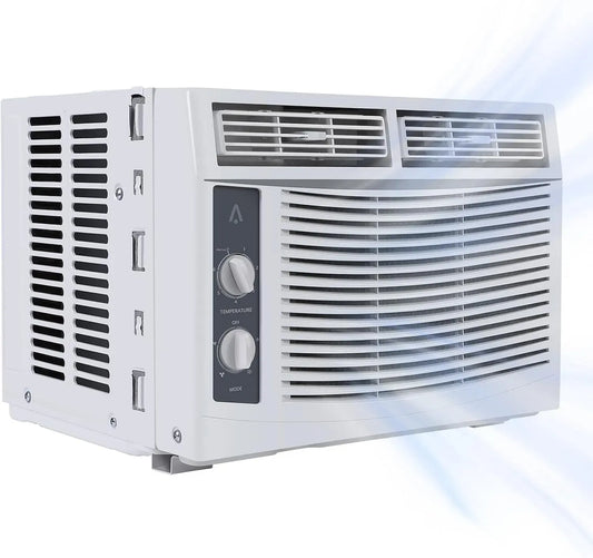 Aria condizionata per finestre dotato di WiFi, Smart 6000 BTU, unità AC per finestra con telecomando e app, per stanze fino a 350, funzione timer e