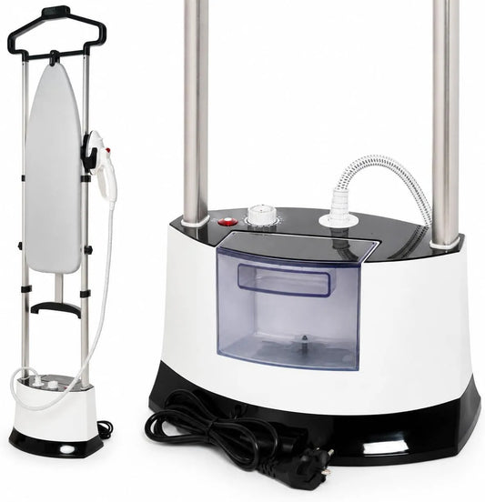 W 6 Stiratrice, ferro da stiro elettrico, 1.6 L, 1400 W, 6 Bar, ampio serbatoio, vapore, 12 Livelli, per Camicie Vestiti Tende e Biancheria Casa