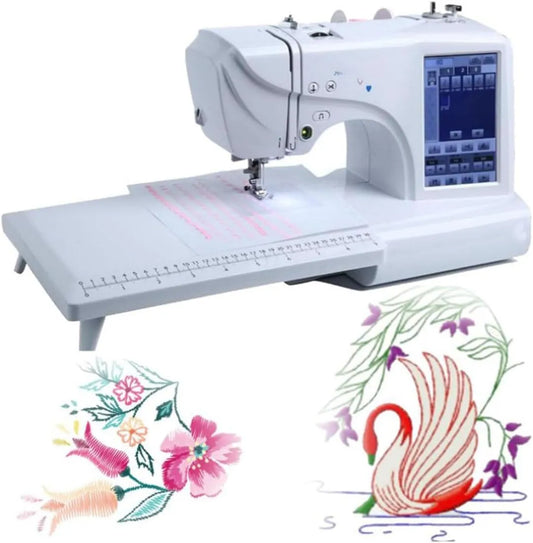 X 9 Macchina da Ricamo, Macchina da Cucire, macchina per cucito elettrica, ricamatrice elettrica, touch, display LCD
